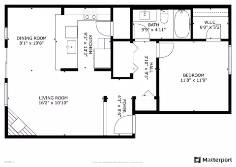 Floorplan - 18930 Bothell Everett Hwy #G205, Bothell, WA 98012 photo 1 of 1