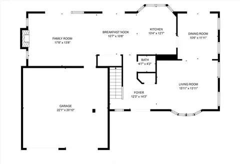 Floorplan - 22626 8th Dr SE, Bothell, WA 98021 photo 1 of 3