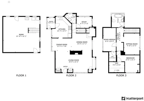 Floorplan - 3330 E John St, Seattle, WA 98112 photo 1 of 1