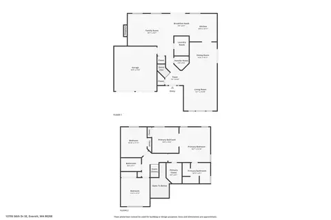 Floorplan - 13705 56th Dr SE, Everett, WA 98208 photo 1 of 1