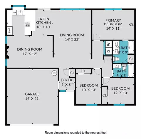 Floorplan - 11945 SE 260th Pl, Kent, WA 98030 photo 1 of 1
