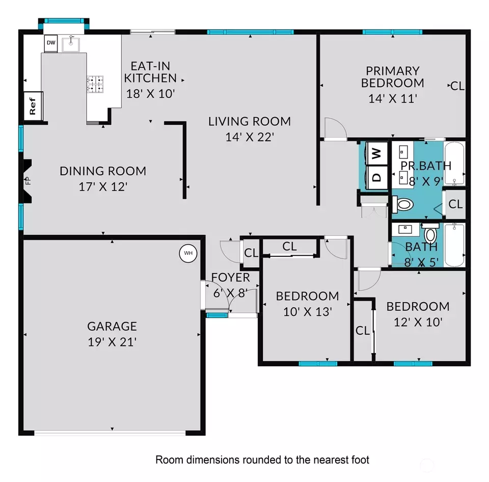 Floorplan - 11945 SE 260th Pl, Kent, WA 98030 photo 1 of 1