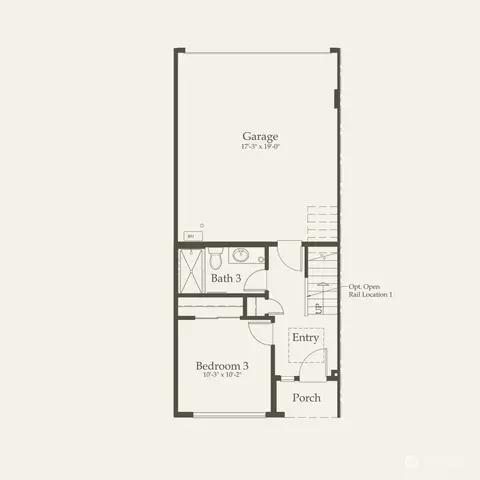 Floorplan - 616 237th Pl SE #B, Bothell, WA 98021 photo 1 of 3