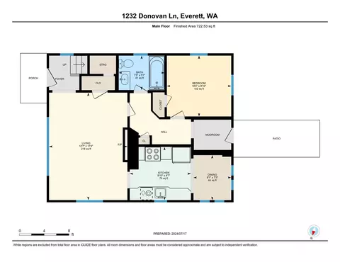Floorplan - 1232 Donovan Ln, Everett, WA 98201 photo 1 of 3