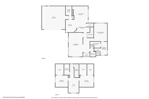 Floorplan - 1704 163rd Pl SE, Mill Creek, WA 98012 photo 1 of 1