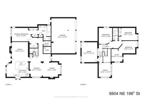 Floorplan - 8804 NE 198th St, Bothell, WA 98011 photo 1 of 1