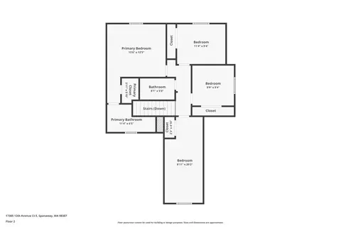 Floorplan - 17305 12th Avenue Ct E, Spanaway, WA 98387 photo 1 of 3