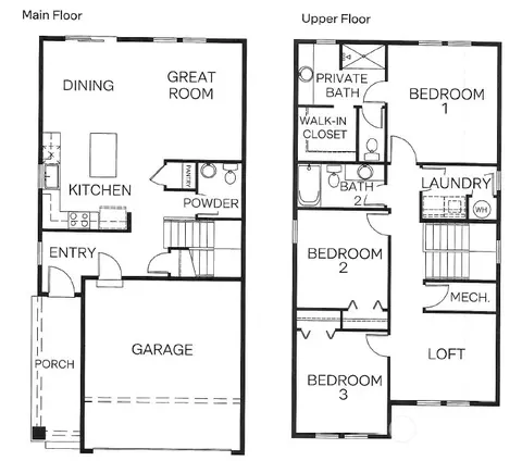 Floorplan - 4226 Pronghorn Pl #50, Bremerton, WA 98310 photo 1 of 1