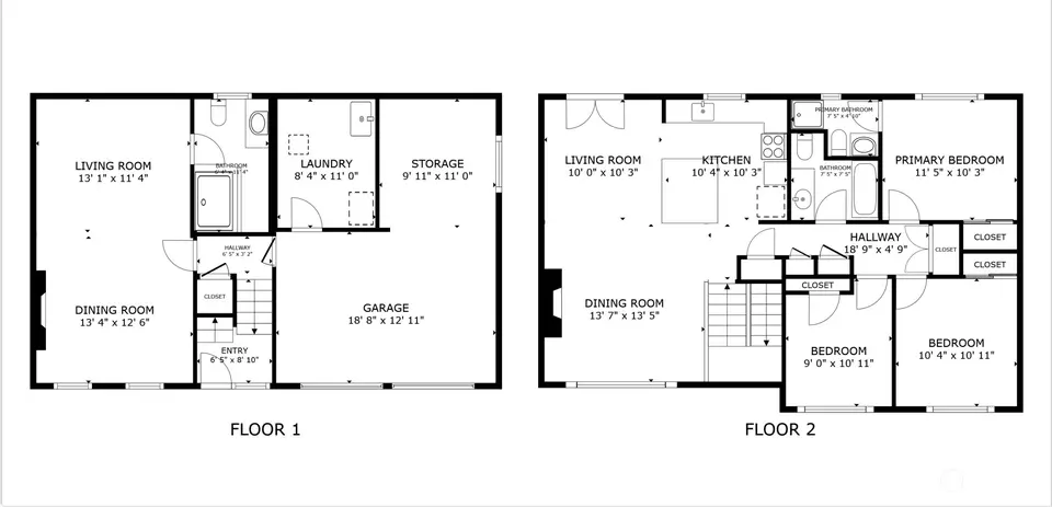 Floorplan - 1707 196th Pl, Lynnwood, WA 98036 photo 1 of 1