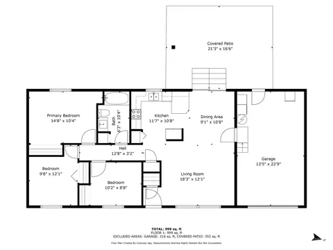 Floorplan - 539 3rd Ave NW, Chehalis, WA 98532 photo 1 of 1