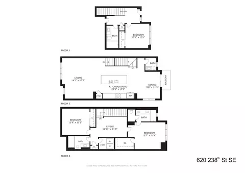 Floorplan - 620 238th St SE #C, Bothell, WA 98021 photo 1 of 1