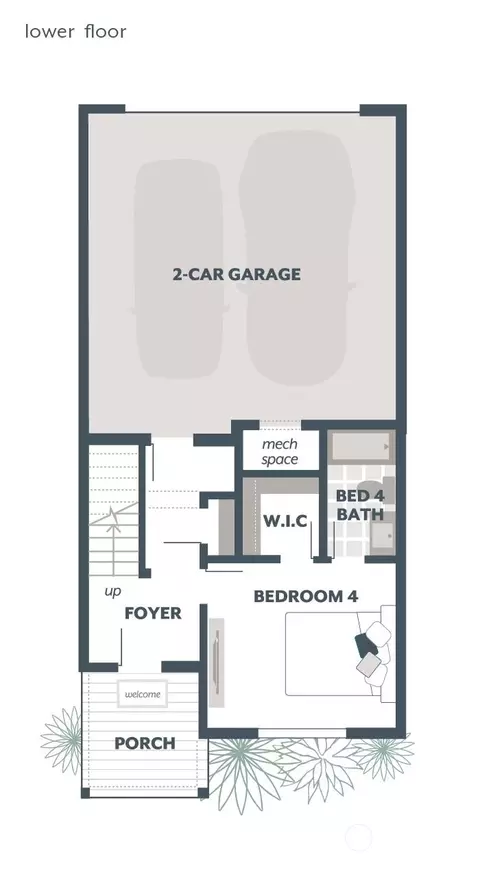 Floorplan - 3915 198th St SE #H2, Bothell, WA 98012 photo 1 of 3