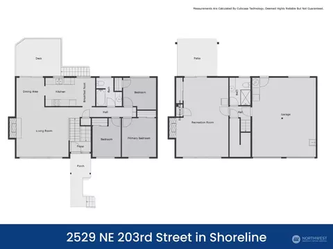 Floorplan - 2529 NE 203rd St, Shoreline, WA 98155 photo 1 of 1