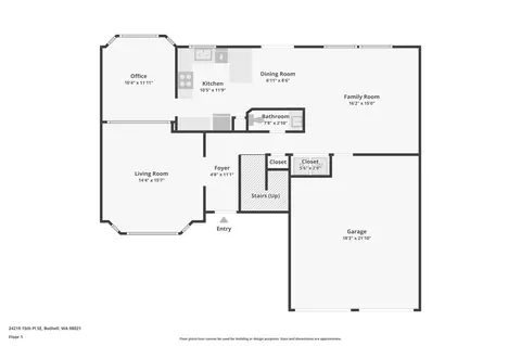 Floorplan - 24219 15th Pl SE, Bothell, WA 98021 photo 1 of 2