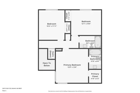 Floorplan - 24219 15th Pl SE, Bothell, WA 98021 photo 2 of 2