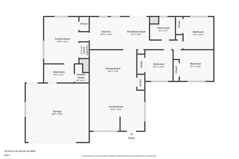 Floorplan - 103 231st St SE, Bothell, WA 98021 photo 1 of 1