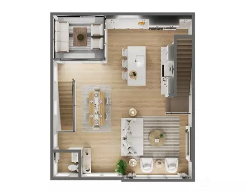 Floorplan - 18922 99th Ct NE #A, Bothell, WA 98011 photo 2 of 3