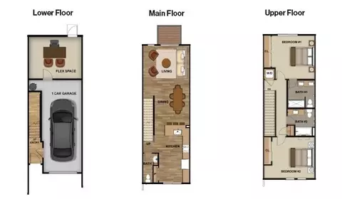 Floorplan - 16124 Cascadian Way #H3, Bothell, WA 98012 photo 1 of 1