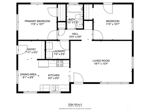 Floorplan - 2415 E Bismark Ave, Spokane, WA 99208 photo 1 of 1