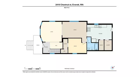 Floorplan - 2418 Chestnut St, Everett, WA 98201 photo 1 of 2