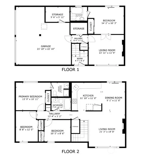 Floorplan - 17612 Valley Circle Dr, Bothell, WA 98012 photo 1 of 1