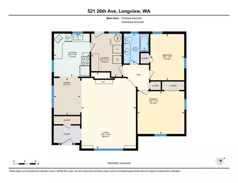 Floorplan - 521 26th Ave, Longview, WA 98632 photo 1 of 1