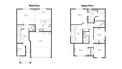 Floorplan - 9568 7th Ave SE, Everett, WA 98208 photo 1 of 1