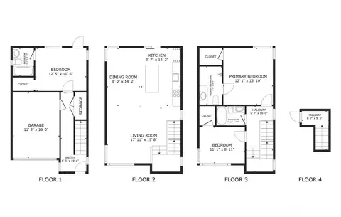 Floorplan - 3827 Carr Pl N, Seattle, WA 98103 photo 1 of 1