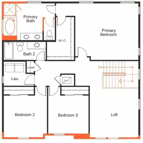 Floorplan - 710 Teetor Cir NW #LOT 5, Orting, WA 98360 photo 1 of 4