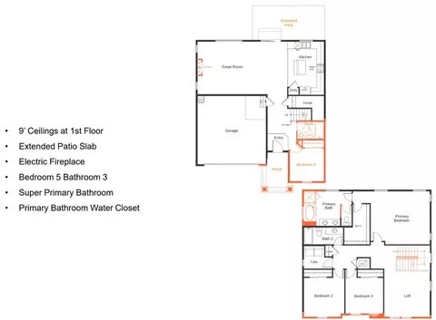 Floorplan - 710 Teetor Cir NW #LOT 5, Orting, WA 98360 photo 4 of 4
