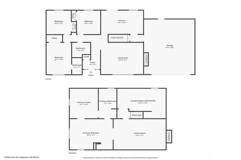 Floorplan - 13524 E 5th Ave, Spokane Valley, WA 99216 photo 1 of 1