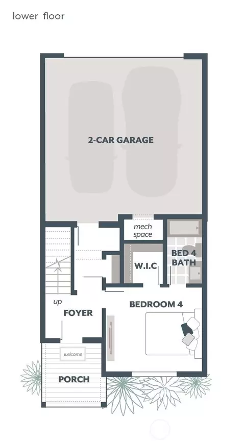 Floorplan - 3915 198th St SE #B2, Bothell, WA 98012 photo 1 of 3