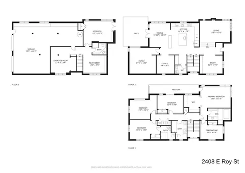Floorplan - 2408 E Roy St, Seattle, WA 98112 photo 1 of 1