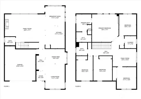Floorplan - 15918 35th Dr SE, Bothell, WA 98012 photo 1 of 1
