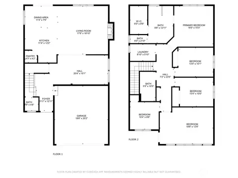 Floorplan - 4428 215th Pl SE, Bothell, WA 98021 photo 1 of 1