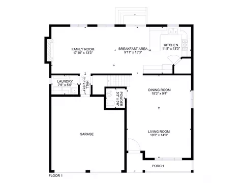 Floorplan - 5720 8th Dr W, Everett, WA 98203 photo 1 of 2