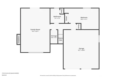 Floorplan - 17212 21st Ave SE, Bothell, WA 98012 photo 2 of 3