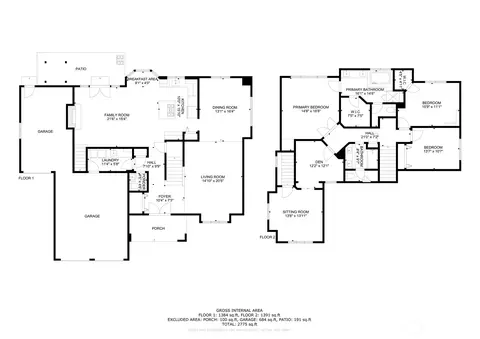 Floorplan - 1514 232nd Pl SW, Bothell, WA 98021 photo 1 of 1