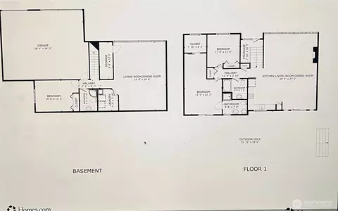 Floorplan - 20911 30th Dr SE, Bothell, WA 98021 photo 1 of 1