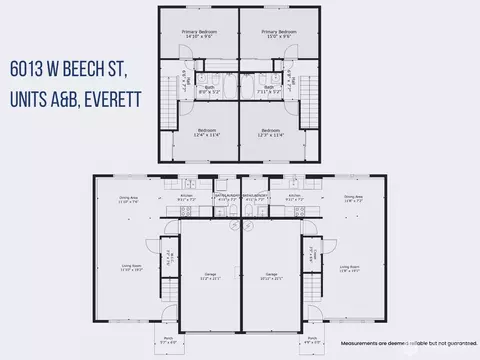 Floorplan - 6013 W Beech St #A & B, Everett, WA 98203 photo 1 of 1