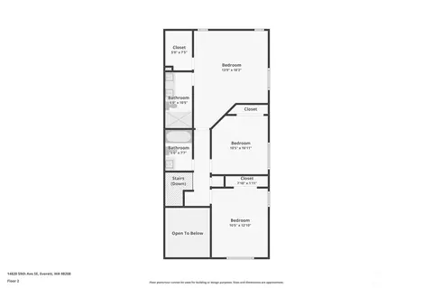 Floorplan - 14820 59th Ave SE, Everett, WA 98208 photo 2 of 3