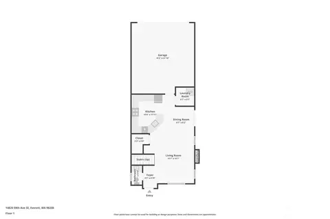 Floorplan - 14820 59th Ave SE, Everett, WA 98208 photo 1 of 3