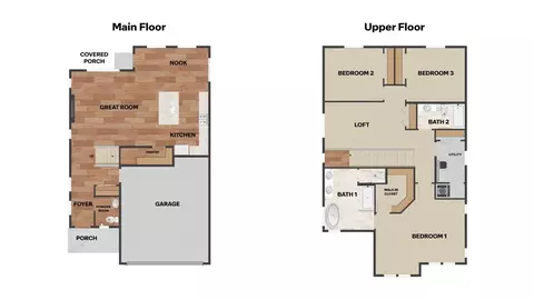 Floorplan - 3332 165th St SE, Bothell, WA 98012 photo 1 of 1