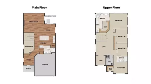 Floorplan - 3408 165th St SE, Bothell, WA 98012 photo 1 of 1