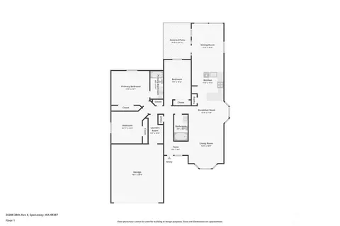 Floorplan - 25208 38th Ave E, Spanaway, WA 98387 photo 1 of 1