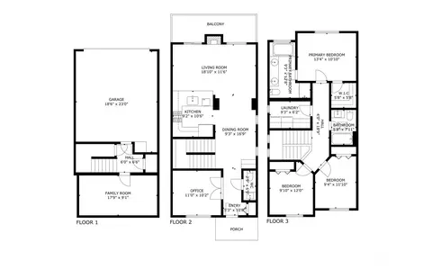 Floorplan - 24038 40th Ave SE, Bothell, WA 98021 photo 1 of 1