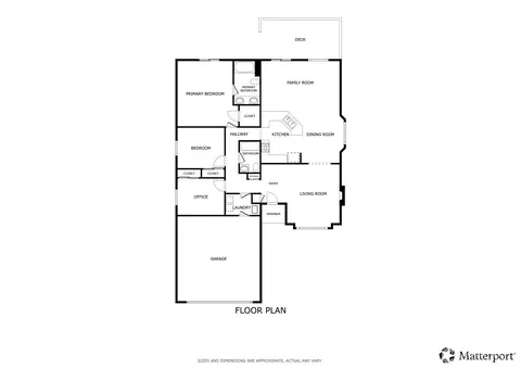 Floorplan - 8701 198th St E, Spanaway, WA 98387 photo 1 of 1