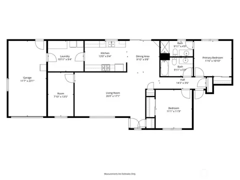 Floorplan - 112 Eyman Cemetary Rd, Carson, WA 98610 photo 1 of 1