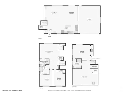 Floorplan - 3602 104th Pl SE, Everett, WA 98208 photo 4 of 4
