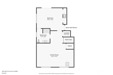 Floorplan - 3602 104th Pl SE, Everett, WA 98208 photo 1 of 4